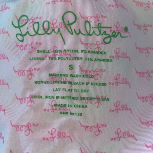 Lilly Pulitzer Hannah Ruffle Bikini set in All Nighter Flamingo Print - Picture 8 of 14